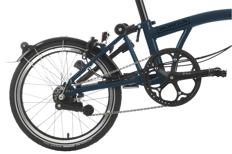 Brompton C Line 6-Speed Folding Bike 2025 in Ocean Blue-3